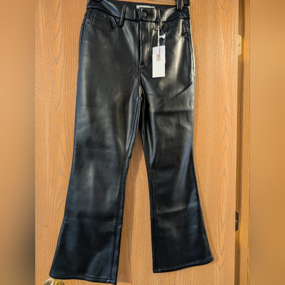 Good American Black Flare Pants Sleek Style